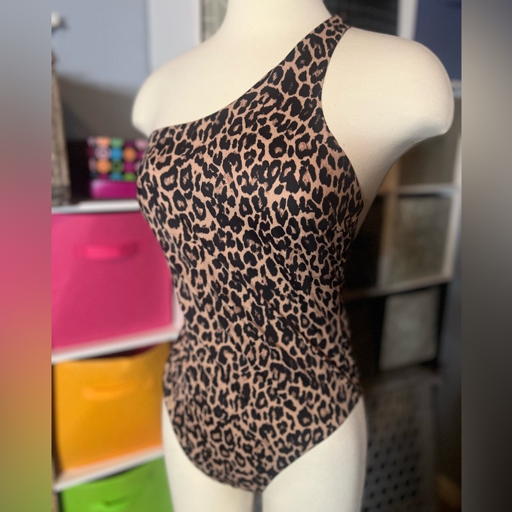 Victoria's Secret Leopard Print One Piece Swimsuit